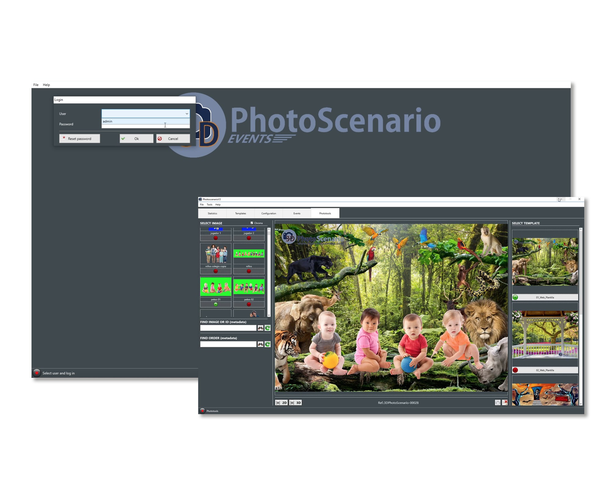 3D PHOTOSCENARIO Tools